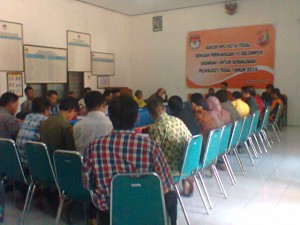 Suasana rapat Penetapan Paslon Wakil dan Wakil wali Kota Tegal