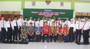 Wakil Bupati Brebes Narjo, beserta pesertaq Diklat Calon Kepala Sekolah bertempat di Islamic Centre